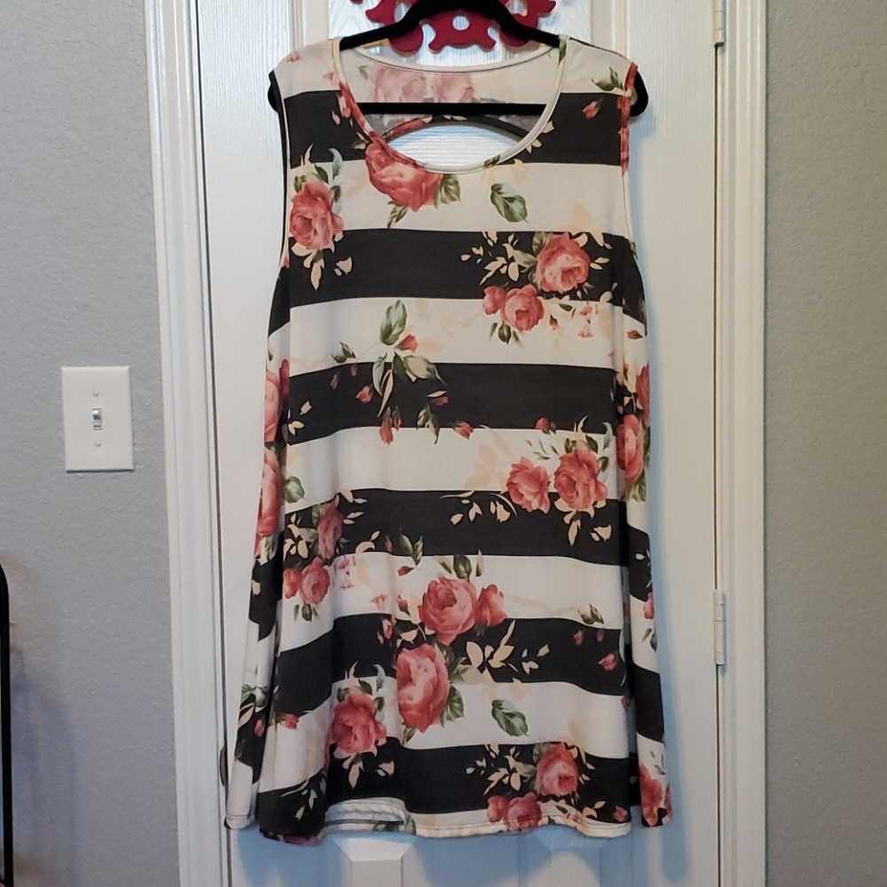 New stripped tunic dress